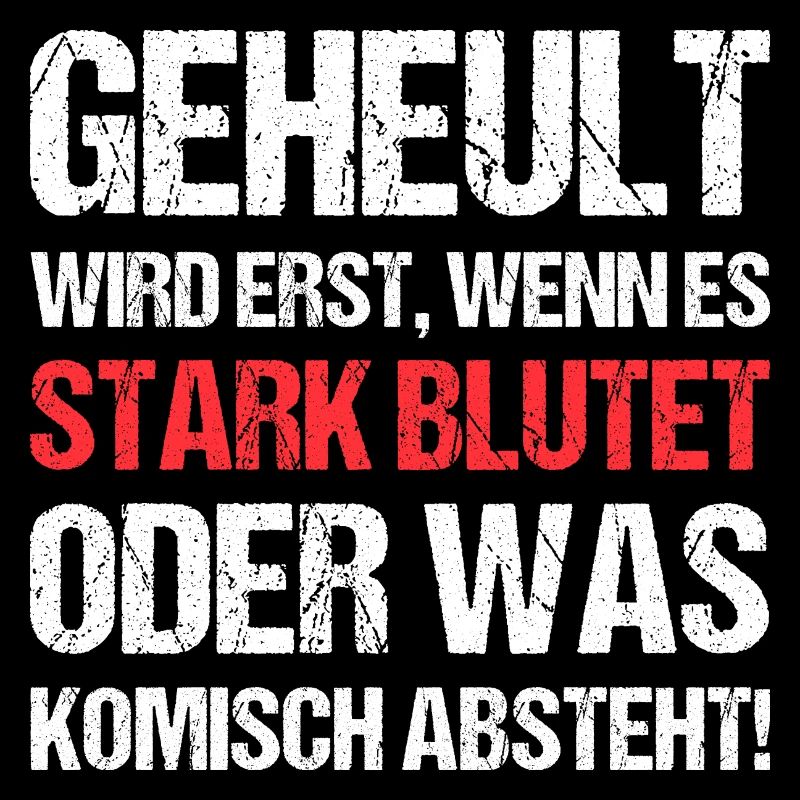 Handball Trainer Spruch Geheult wird erst
