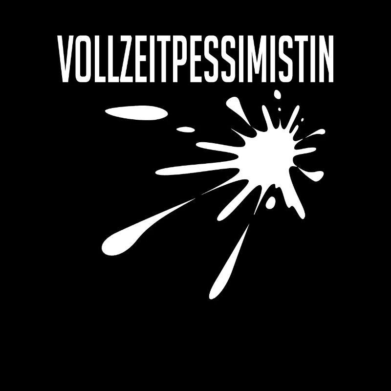 Vollzeitpessimistin. Pessimist philosopher geek