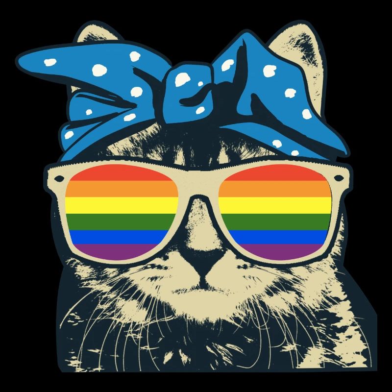 Arc en ciel de chat