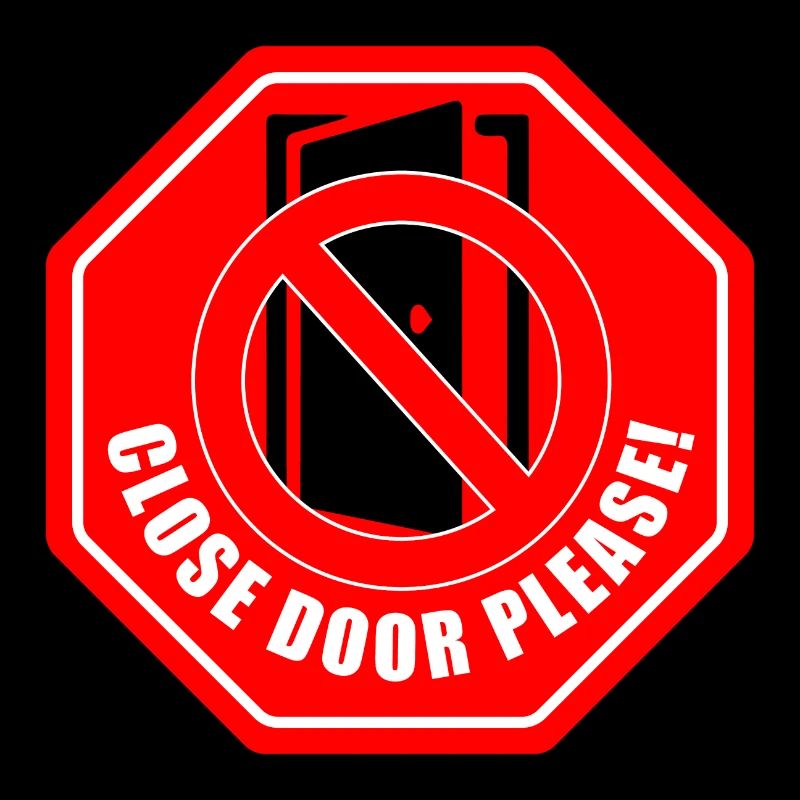 Please close doors | Please close the door