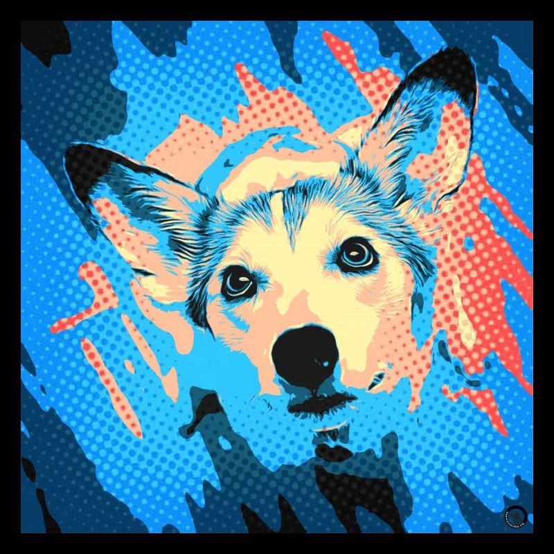 Dog comic podenco mix "Wilma"