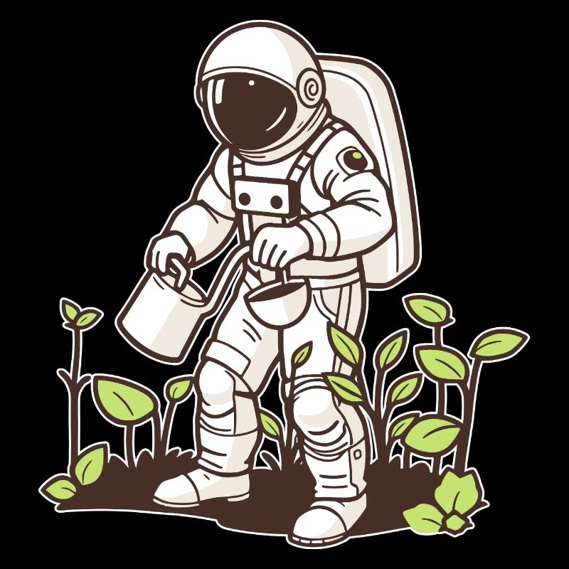 Astronaute Gärtner - L’espace rencontre la nature