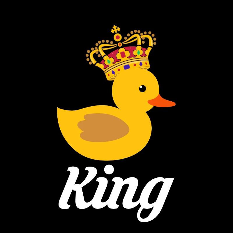 Canard en caoutchouc Gift King