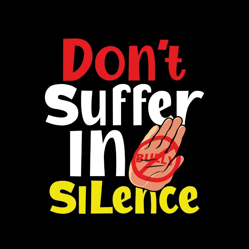 Anti Bully Gift Don't Suffer in Silence Anti