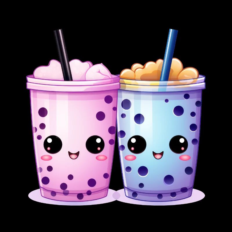 kawaii bubble tea boba tea
