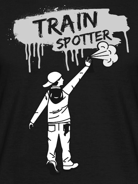 Graffiti train spotter
