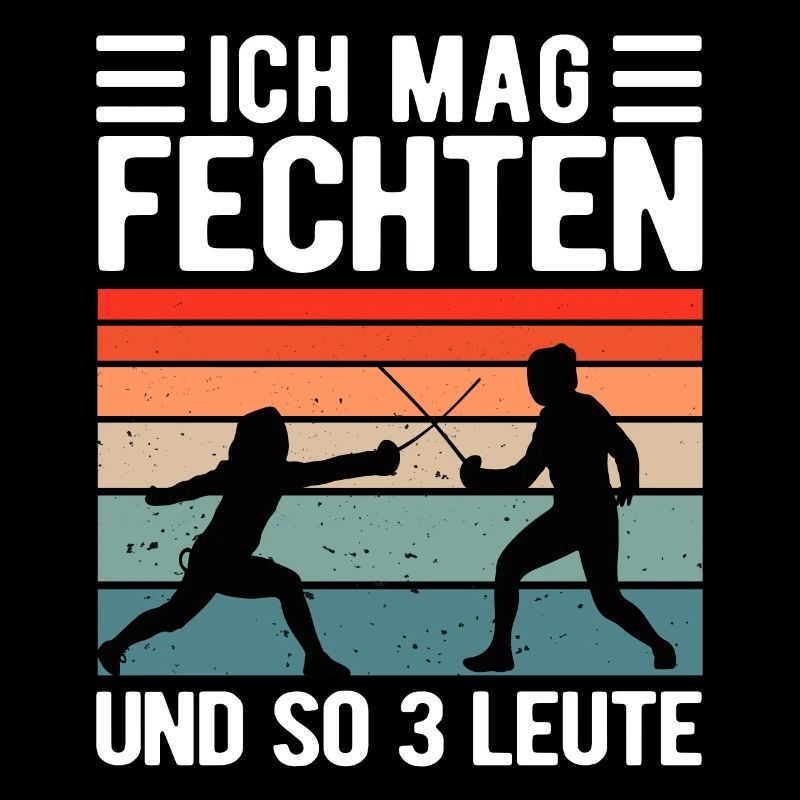 Fechten Lustiger Fechter Spruch Geschenkidee