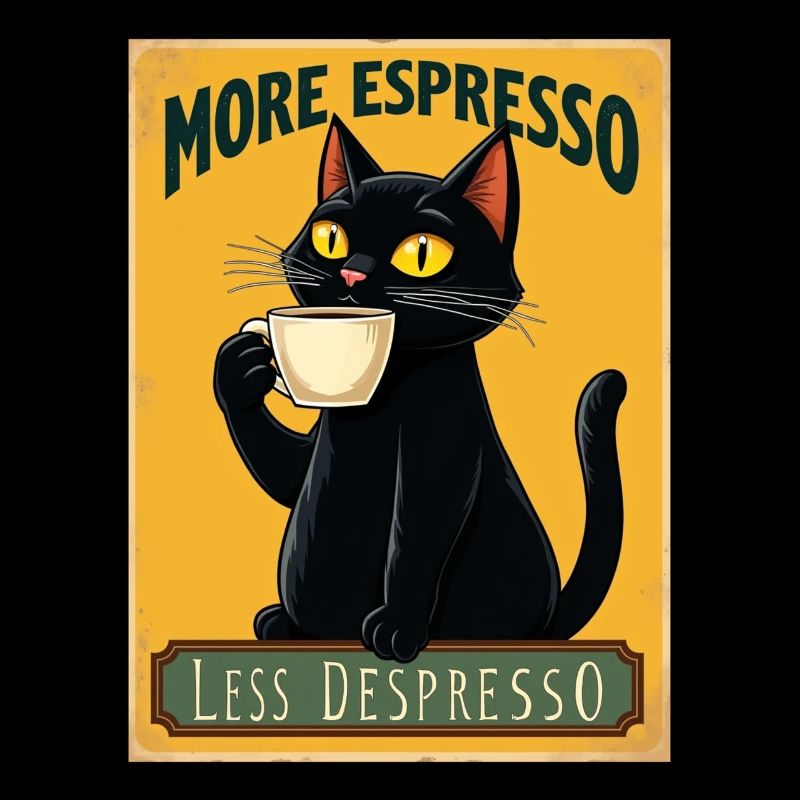 Coffee Lovers More Espresso Cat Lovers