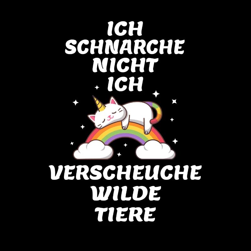 Ich Schnarche Nicht Verscheuche Wilde Tiere Schlaf