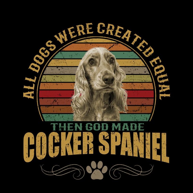 Cocker Spaniel - design de chien cool et tendance