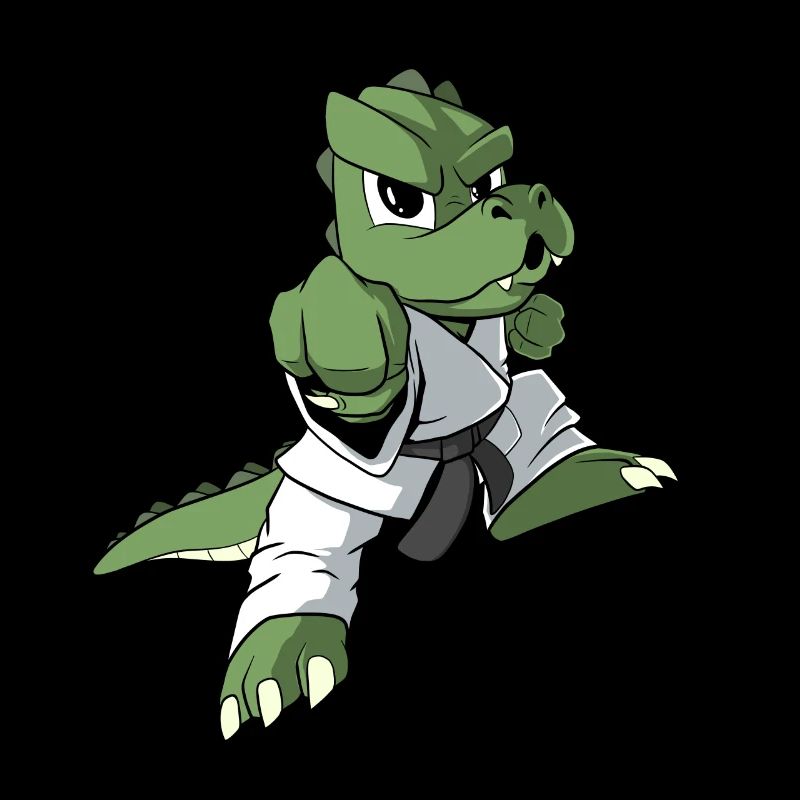 Karate Crocodile Karate Athlete Karateka