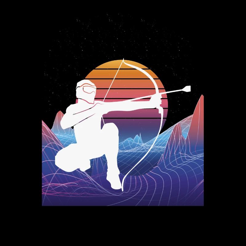 Balise fléchée Vaporwave