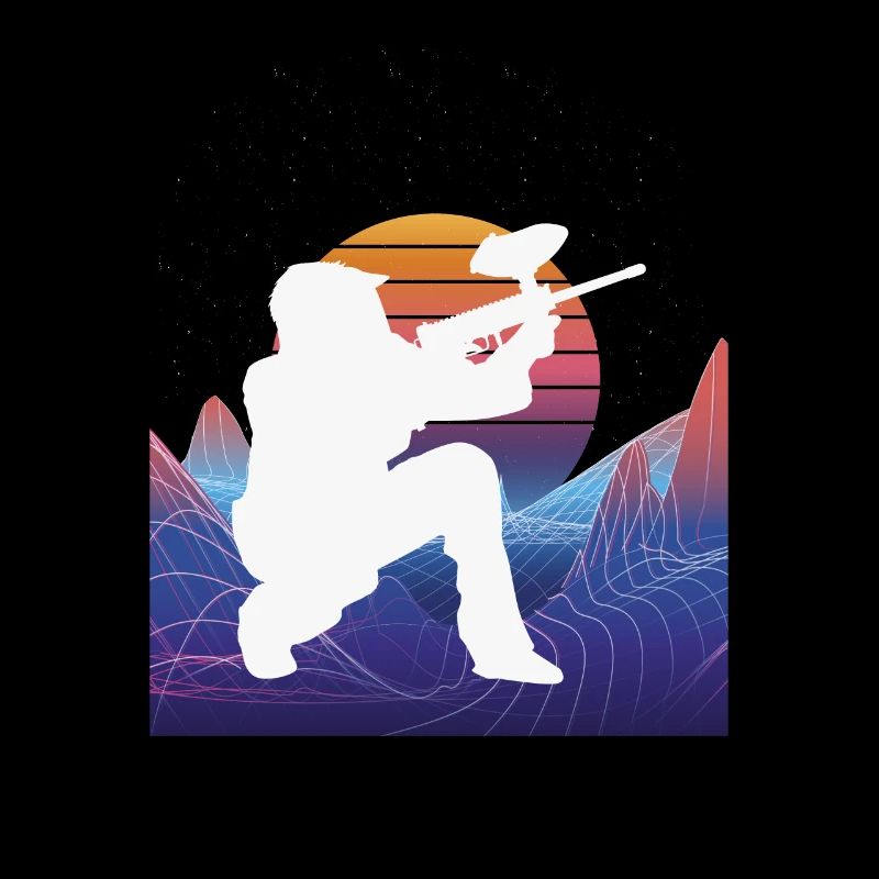 Vaporwave Paintball