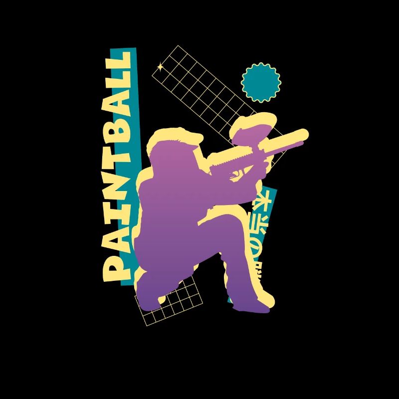Vaporwave Paintball