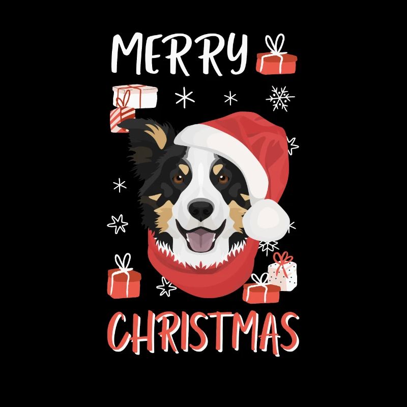 Border Collie Joyeux Noël