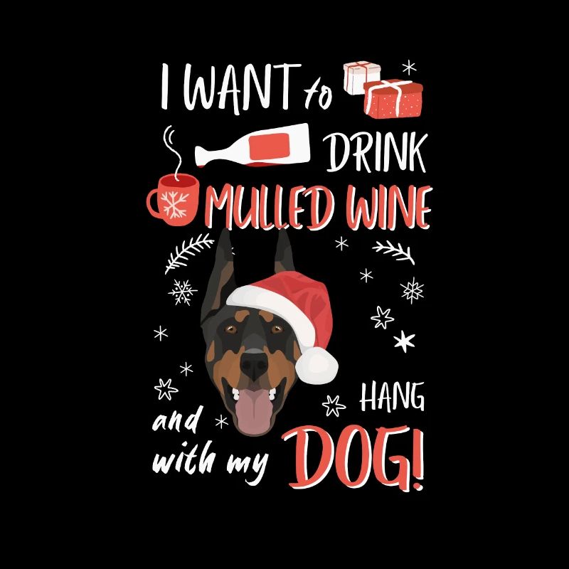 Doberman vin chaud Noël