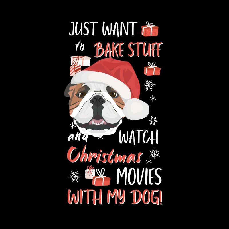 Bouledogue anglais Joyeux Noël