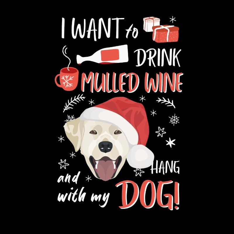 Labrador vin chaud Noël