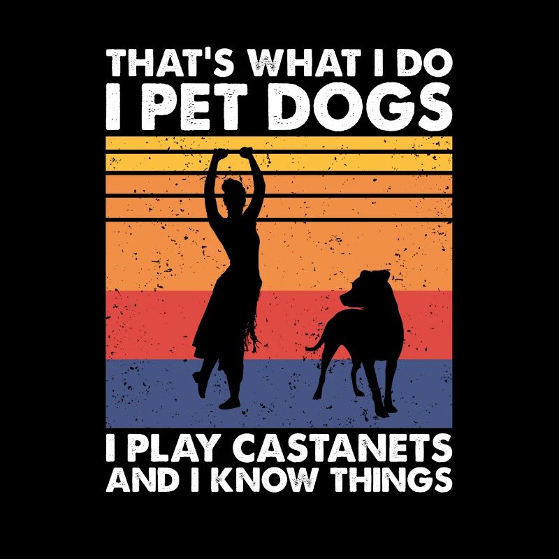 C’est ce que les chiens de compagnie jouent Castagnettes savent choses