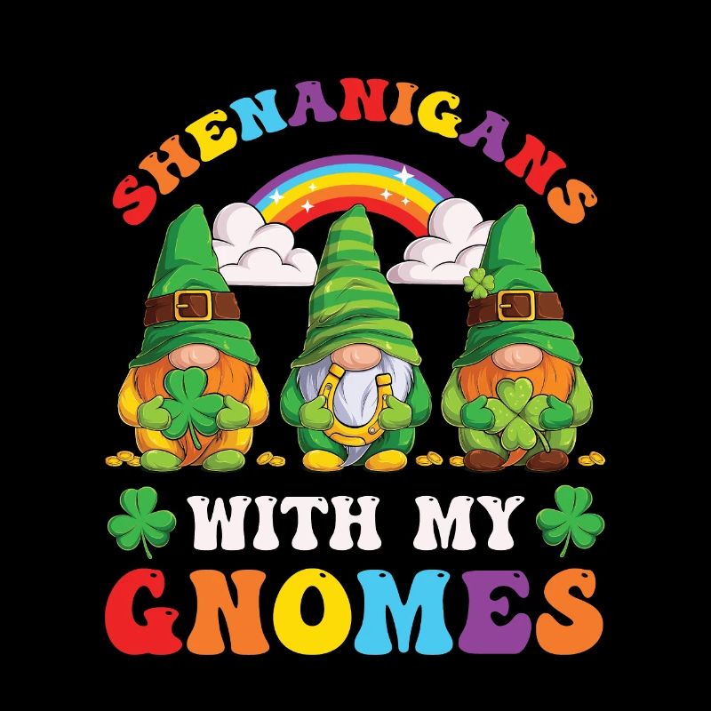 Shenanigans with gnomes for St.Patrick's Day fan
