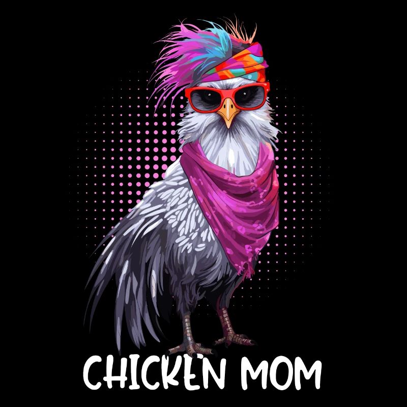Chicken Mom Chickens Hen Gift Farmer