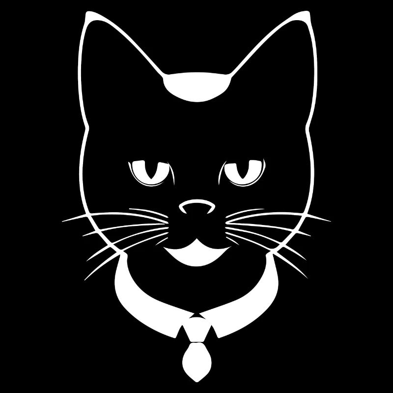 Drôle de chat Silhouette Cheeky Fun Cats