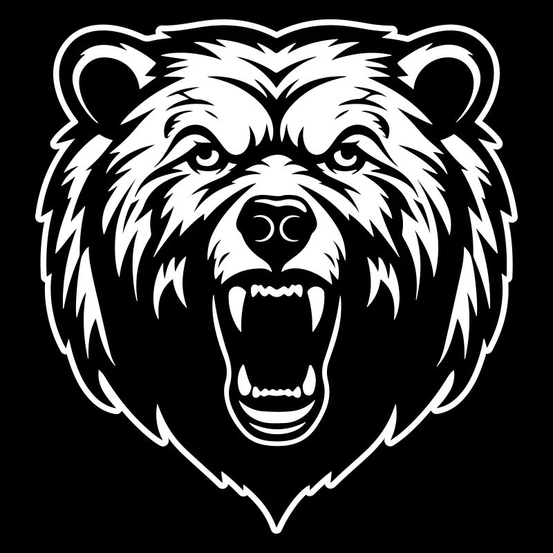 Grizzly Bear Head