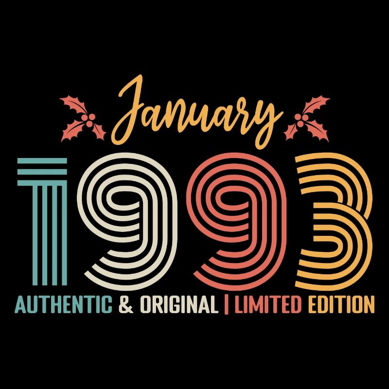 Janvier 1993 anniversaire Janvier 1993 rétro