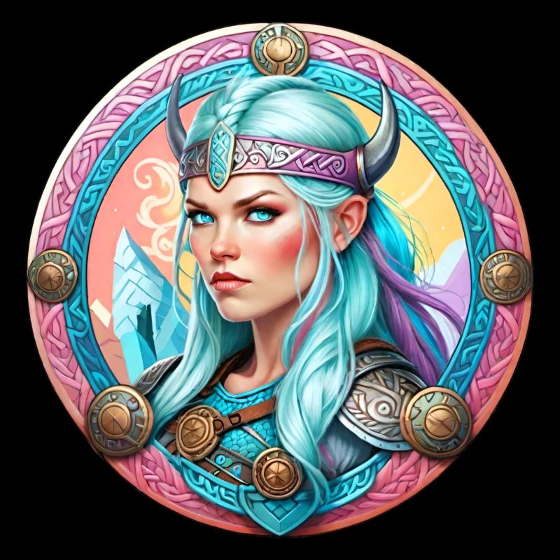 Fiers Vikings en Germania Shieldmaiden