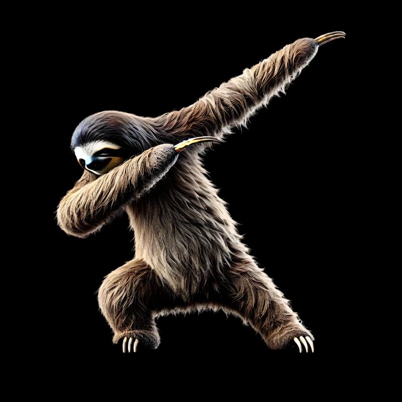 Funny Dabbing Sloth Dance Animal Lover Dab