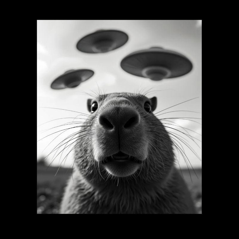 Costume de capybara graphique drôle capybara