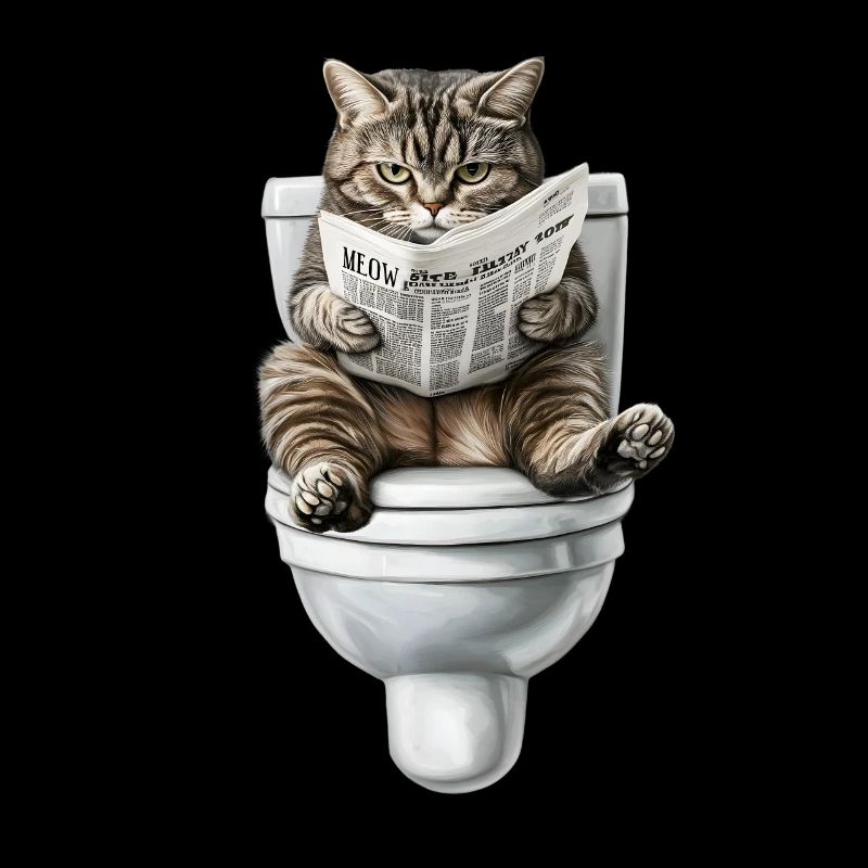 Funny Cat Cat Owner Loo Cat Pet