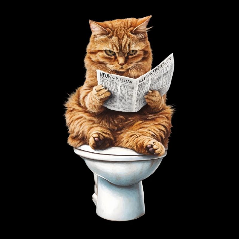 Funny Cat Cat Owner Loo Cat Pet
