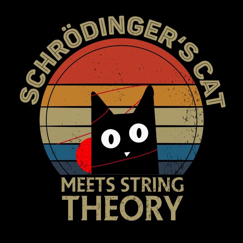 Schrödinger's Katze Physik lustig Geschenk