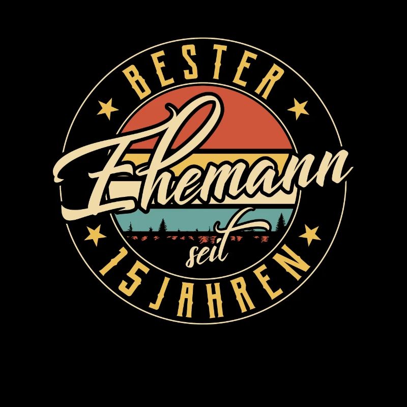Bester Ehemann 15 Hochzeitstag Goldene Hochzeit