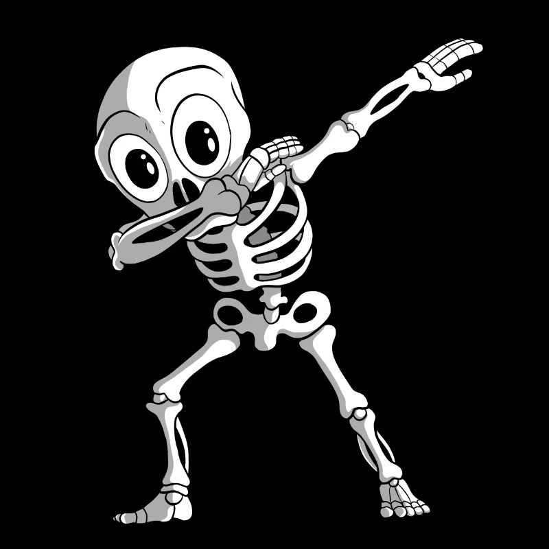 Dabbing Squelette Dab Squelette
