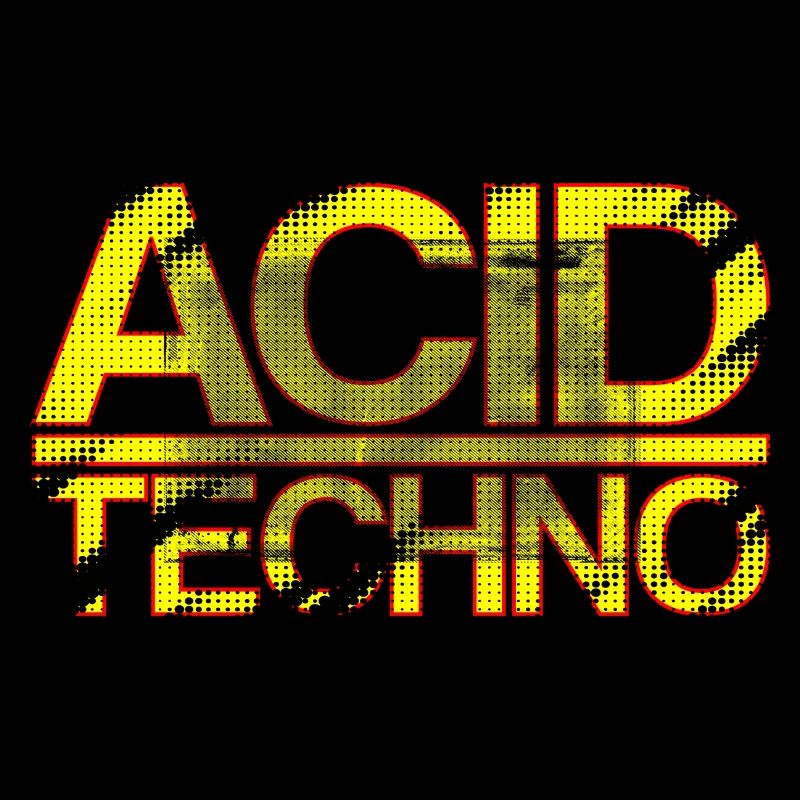 Acid Techno Red Yellow | Heavy Scratch Acid Techno