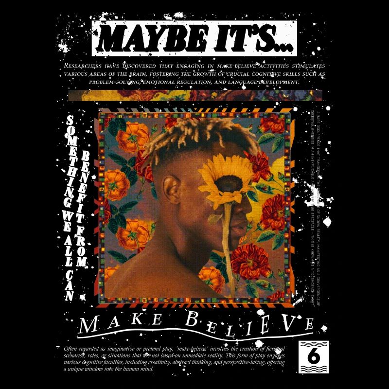 Fantasy fine art graphic design "maybe its make be