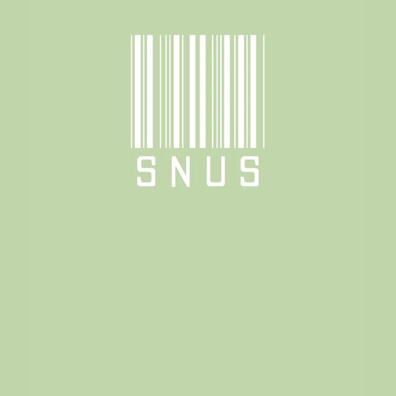 Snus Strichcode Lustig Tabak Kautabak