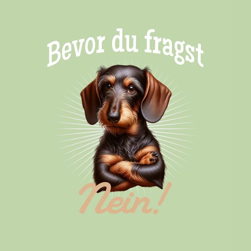 Bevor du fragst Nein! - Dackel Teckel