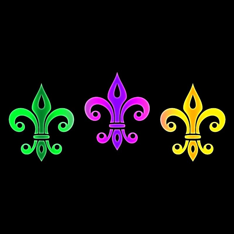 Fleur de Lys Lily Mardi Gras Mardi Gras