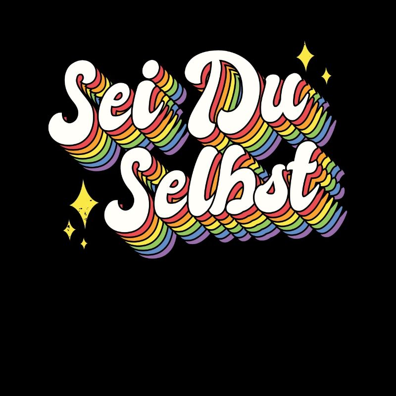Pride CSD Sei Du Selbst Regenbogen LGBTQ Gay