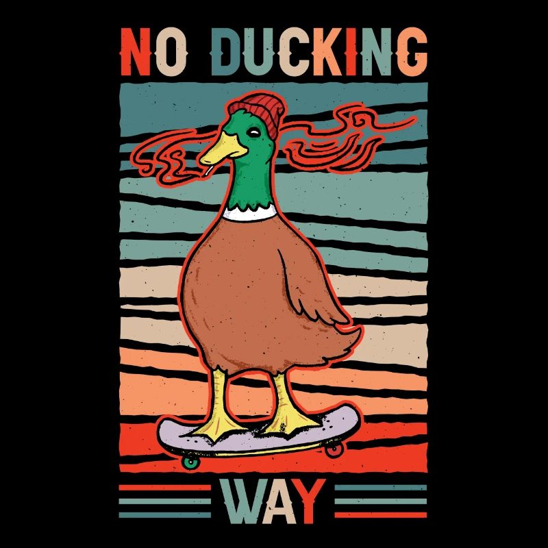 Witzig Spruch Ente Sprüche No Ducking Way