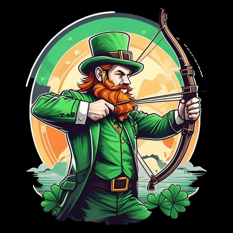 Tir à l’arc Trèfle de la Saint-Patrick