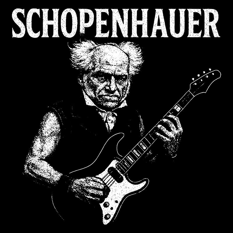 Schopenhauer plays the guitar