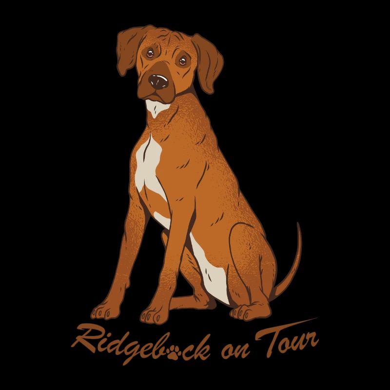 Süßer Rhodesian Ridgeback Welpen on Tour
