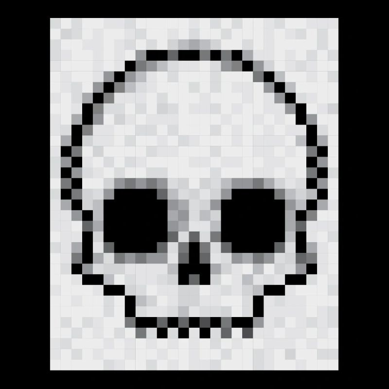 Skull Skull PixelArt Pixelig Pixel