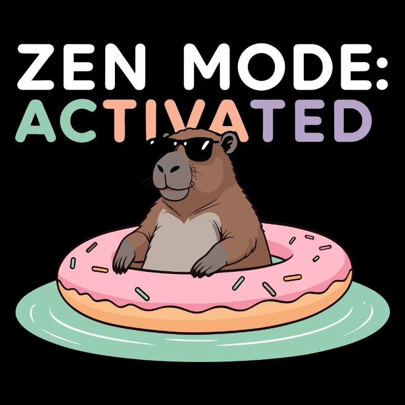 Zen Mode aktiviert - Entspanntes Capybara