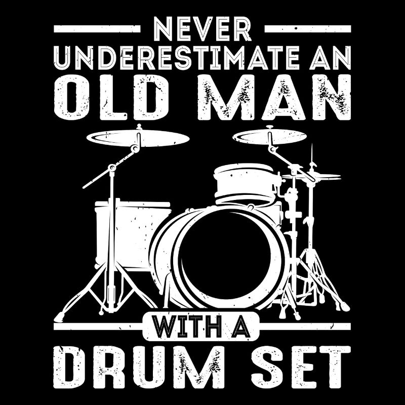 Never underestimate an old man with a drum set