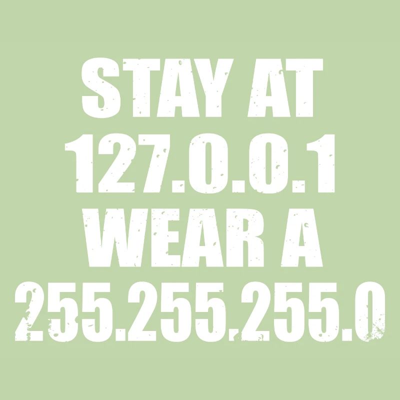 Computer scientist Stay at home wear a mask IT nerd code